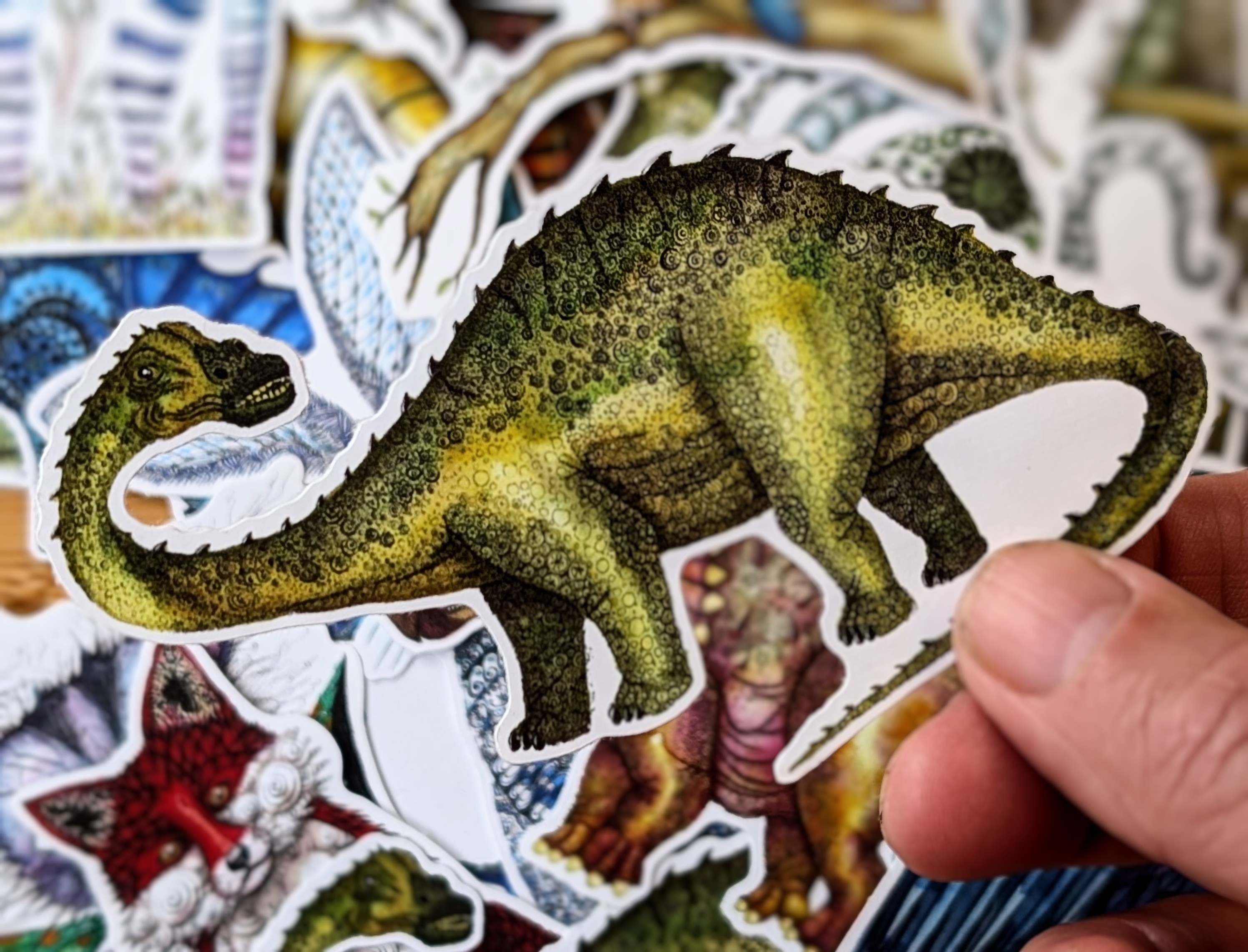 Timeless Curiosity UK diplodocus sticker